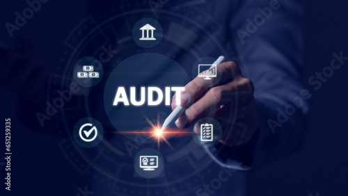 Audit on virtual screen, concept of auditing, auditing, accounting and finance of a business company