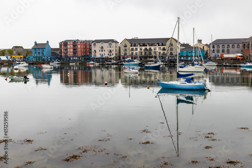 Boats in Dungarvan pier photo