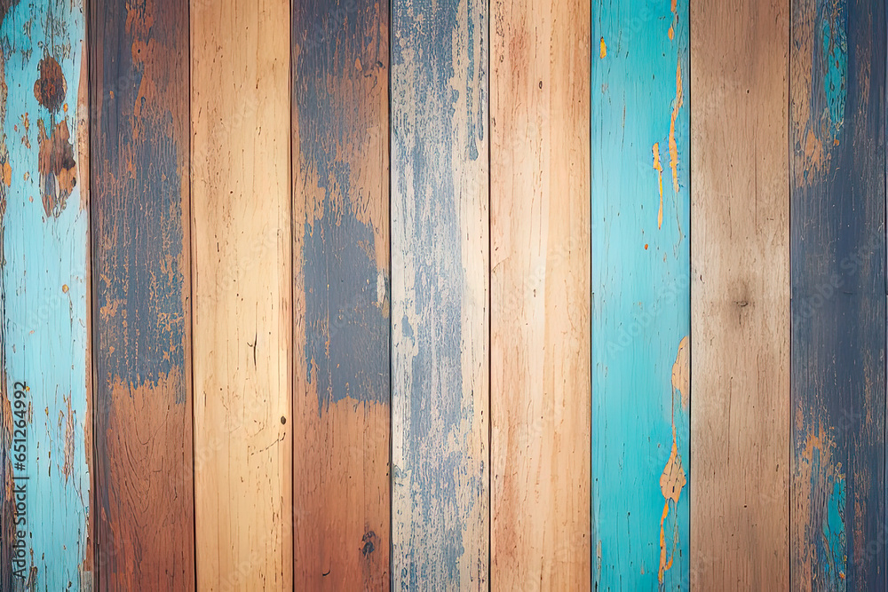 Obraz premium Colorful wooden board, background 