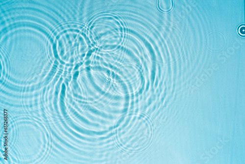 Soft circles on a transparent water background