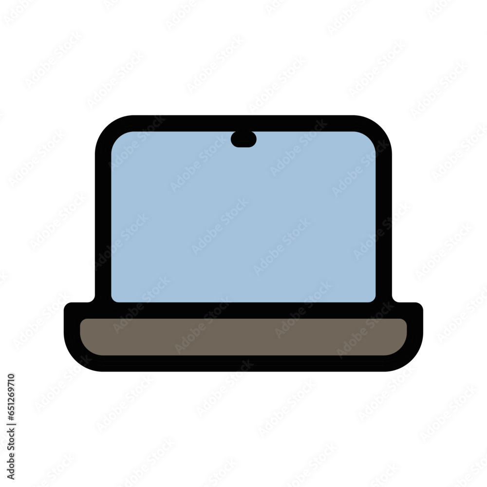 picto logo icones et symbole ordinateur portable gras bleu picto logo icones et symbole ordinateur portable gras bleu