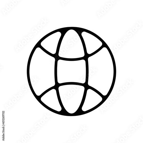 picto logo icones et symbole planete network epais