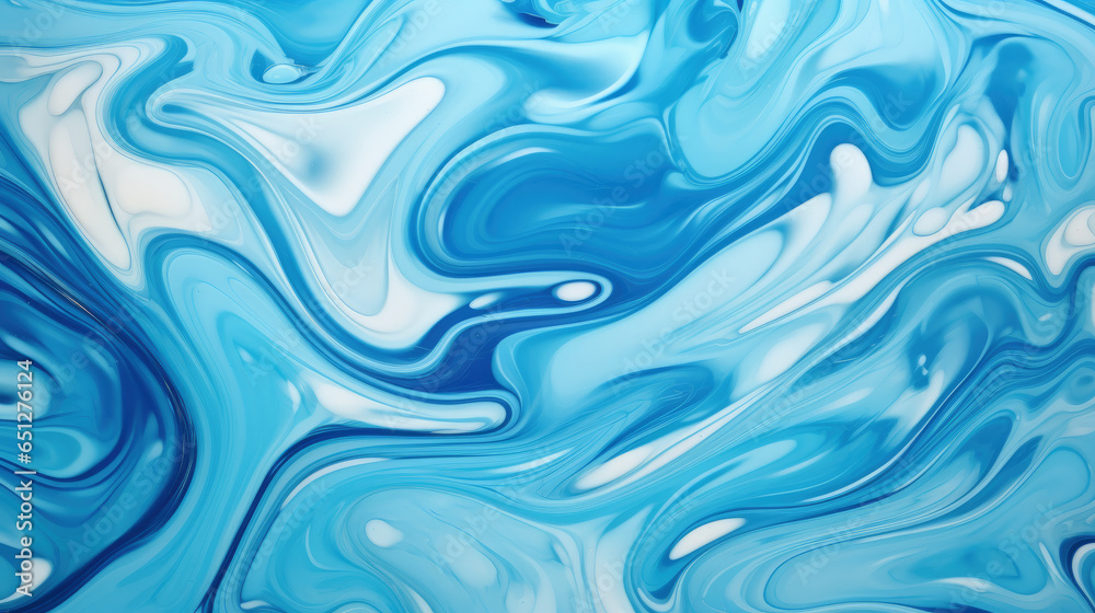 Abstract Azure Design with Minimalistic Blue Pattern on Textured Water Abstract Azure Design with Minimalistic Blue Pattern on Textured Water