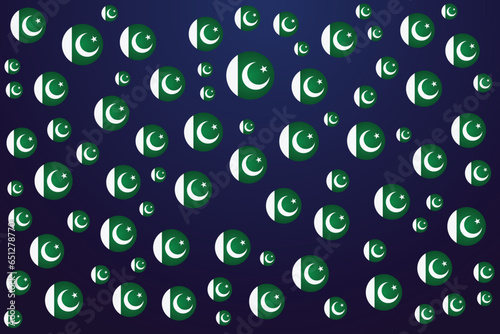 pattern of flag pakistan pattern