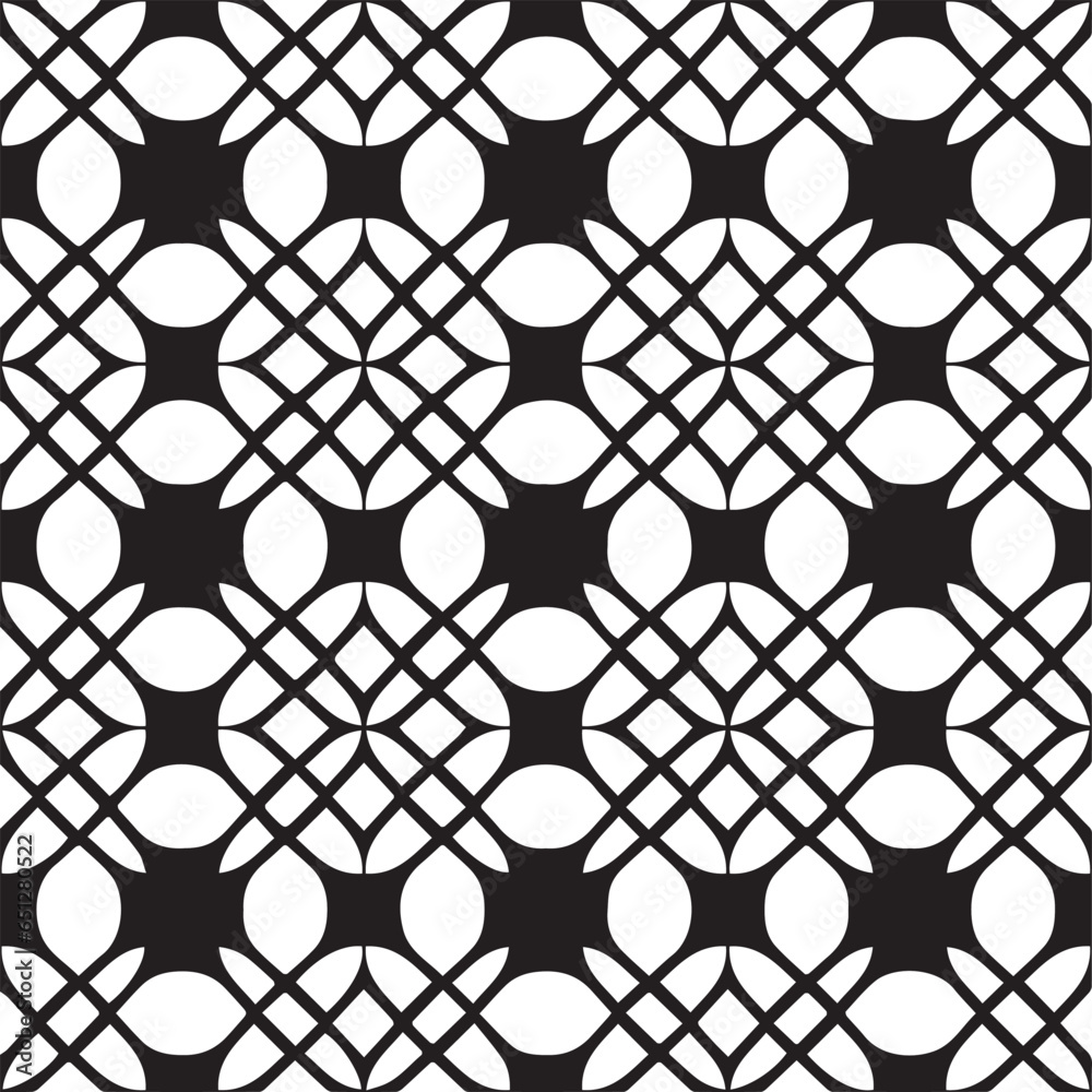 Fototapeta premium Ethnic Style Geometric Shapes seamless pattern