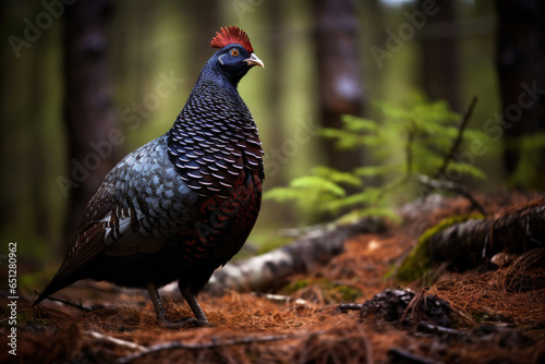 Capercaillie in the wild