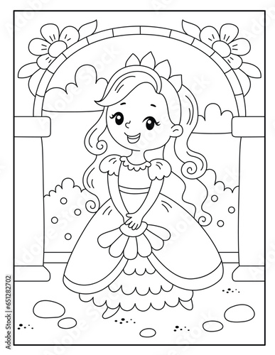 Princess coloring pages for kids