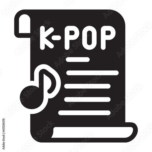 lyrics glyph icon