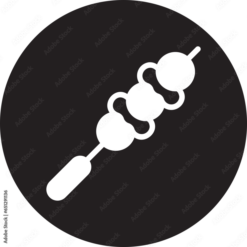 skewers glyph icon skewers glyph icon