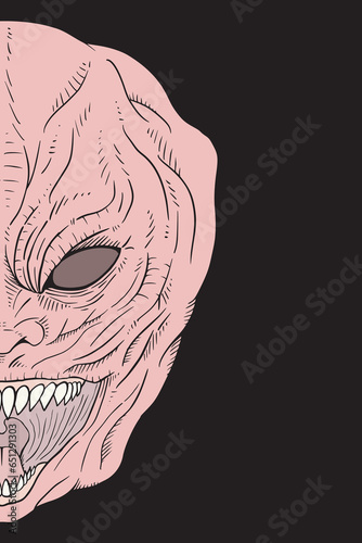 Demon head draw