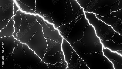 Electrifying abstract in black and white.