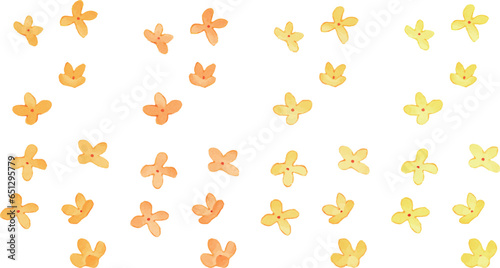 Set of floral. Autumn flowers. invite. Vector arrangement for seasonal poster design