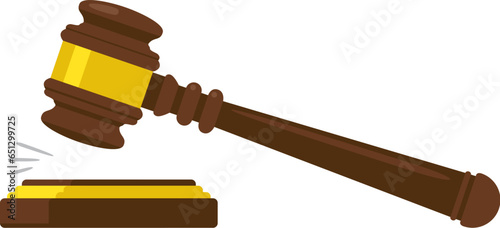 vector wooden law gavel