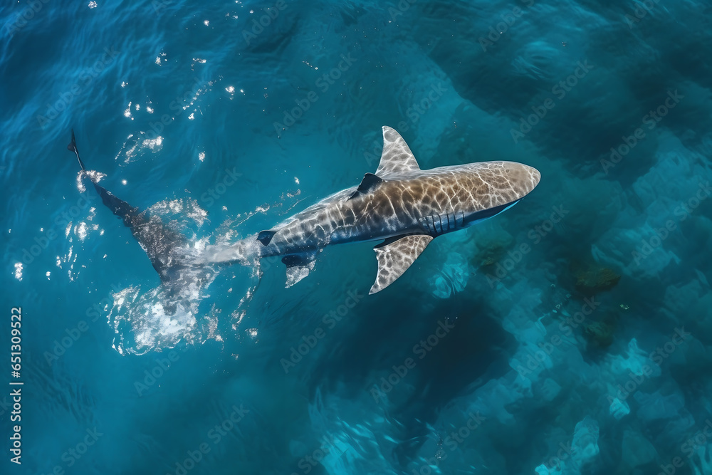 Obraz premium shark in the sea