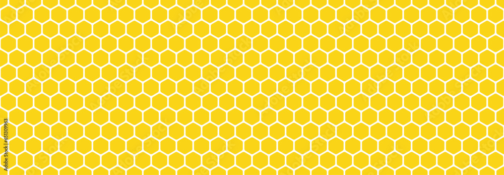 honeycomb pattern. honey background with hexagon geometry