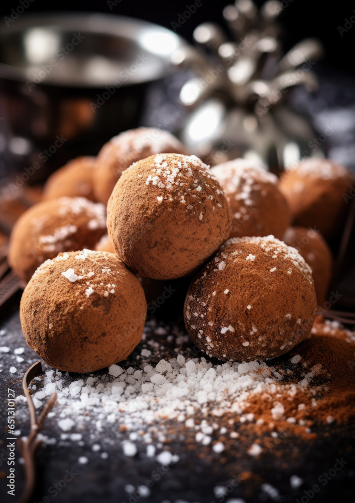 Gingerbread Truffles-Christmas Food Gingerbread Truffles-Christmas Food