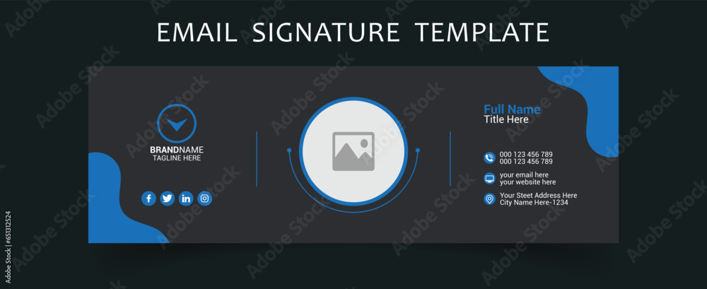 email signature template or email footer email signature template or email footer