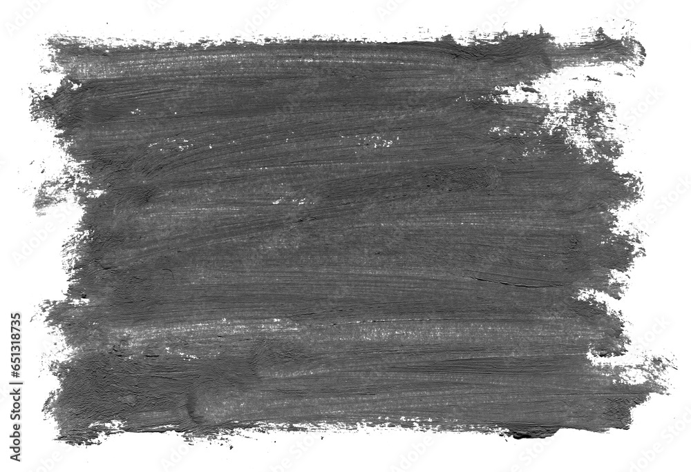 Black gouache paint texture. Gray grunge painting background with monochrome abstract brushstrokes. - obrazy, fototapety, plakaty 