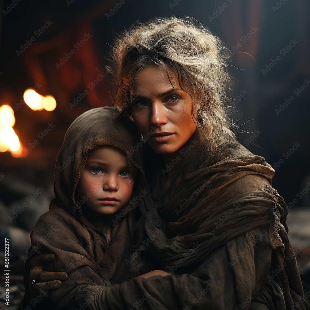 portrait of a couple in winter