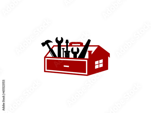 home service and repair  vector logo template