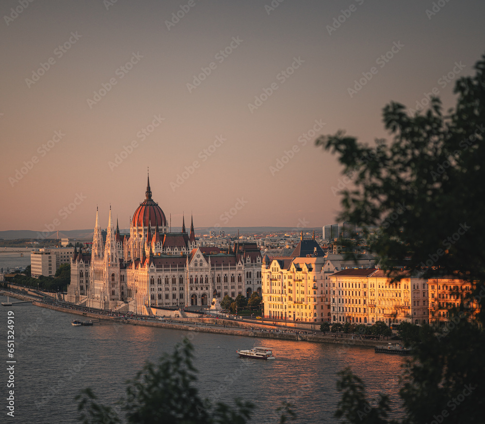 Naklejka premium The Hungarian Parliament in Budapest