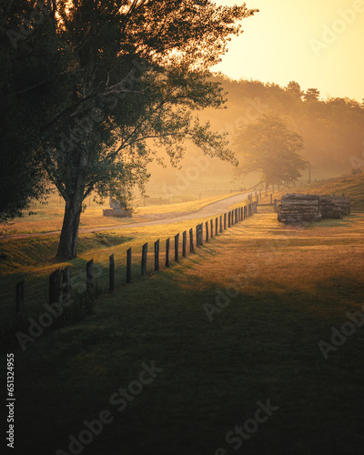 Road in the countryside in ...