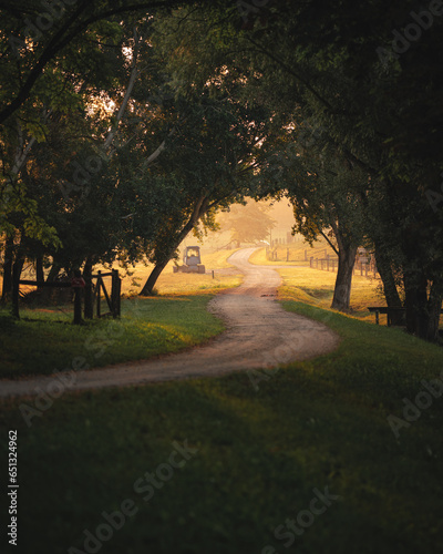 Road in the countryside in ...