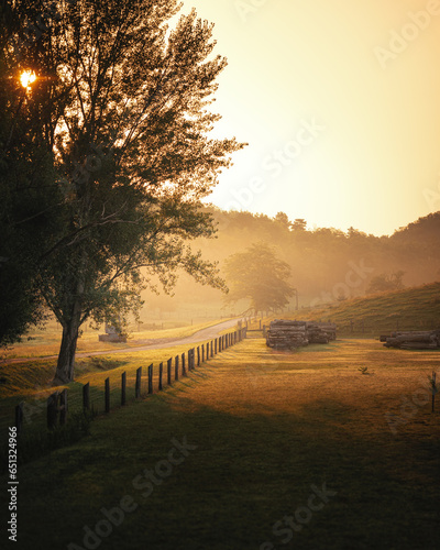 Road in the countryside in ...