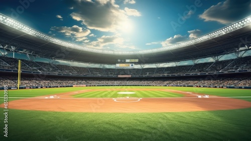 Professional baseball grand arena, Stadium.
