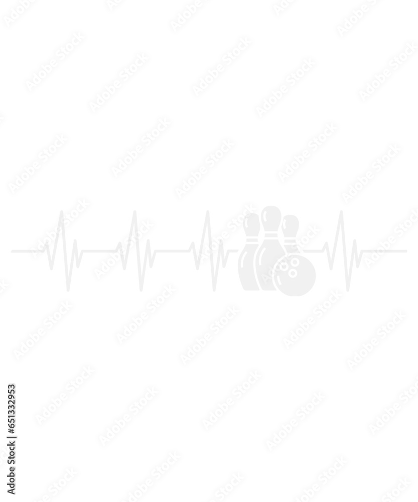 Bowling Heartbeat Funny Bowler Svg Design
These file sets can be used for a wide variety of items: t-shirt design, coffee mug design, stickers,
custom tumblers, custom hats, printables, print-on-deman