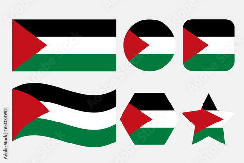 Palestine flag simple illustration for independence day or election Free Download Palestine flag simple illustration for independence day or election - GFXLoad