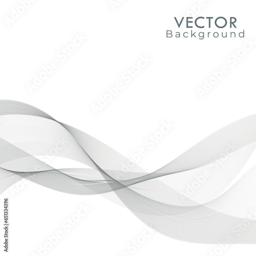 Grey lines abstract smooth background. Gray background with abstract line waves