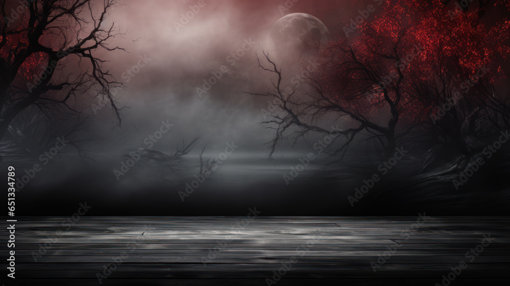 Atmospheric Landscape for Halloween Photography Atmospheric Landscape for Halloween Photography