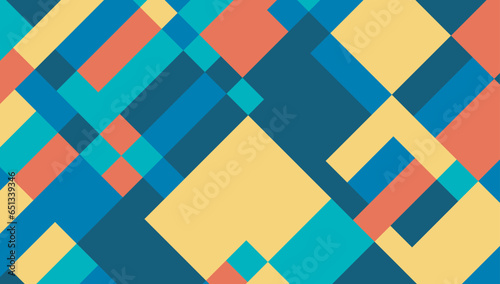 colorful abstract art with geometric elements