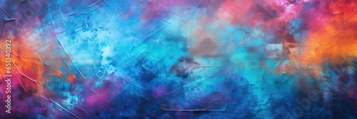 Abstract background with many vibrant colors and textures 