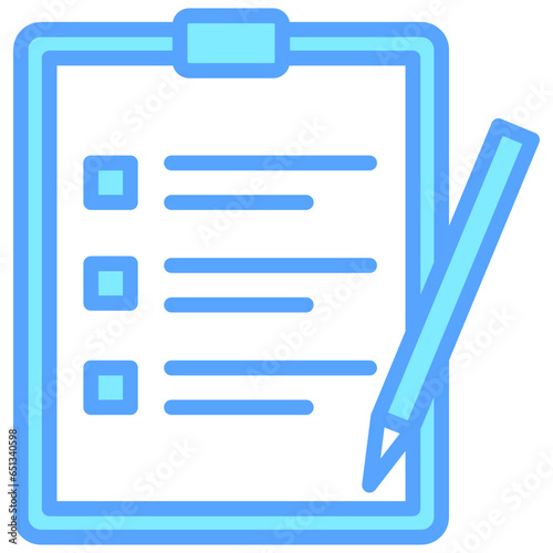 Examination icon often used in design, websites, or applications, banner, flyer to convey specific concepts related to Assessment, educational, evaluative, and analytical purposes.