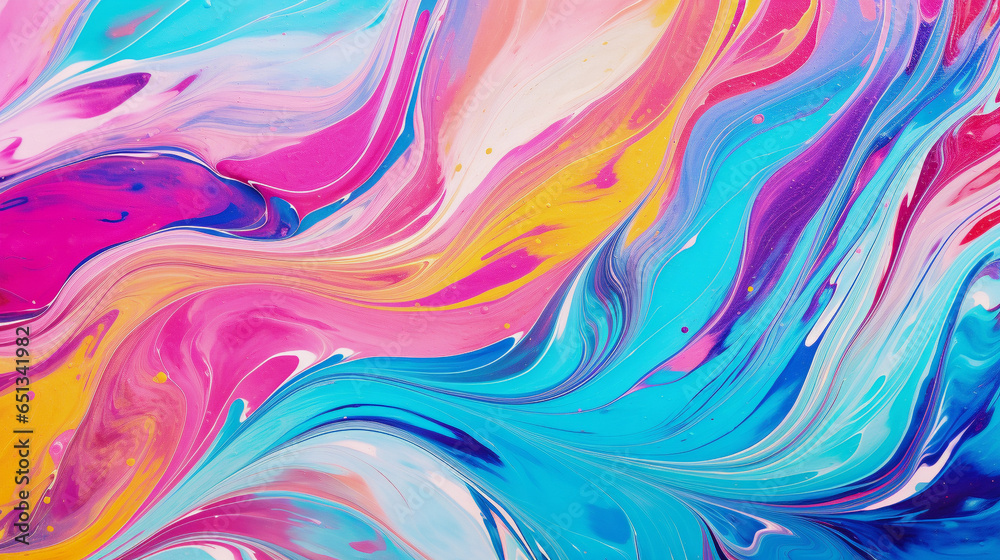 Obraz premium Abstract Rainbow Color Pattern 3