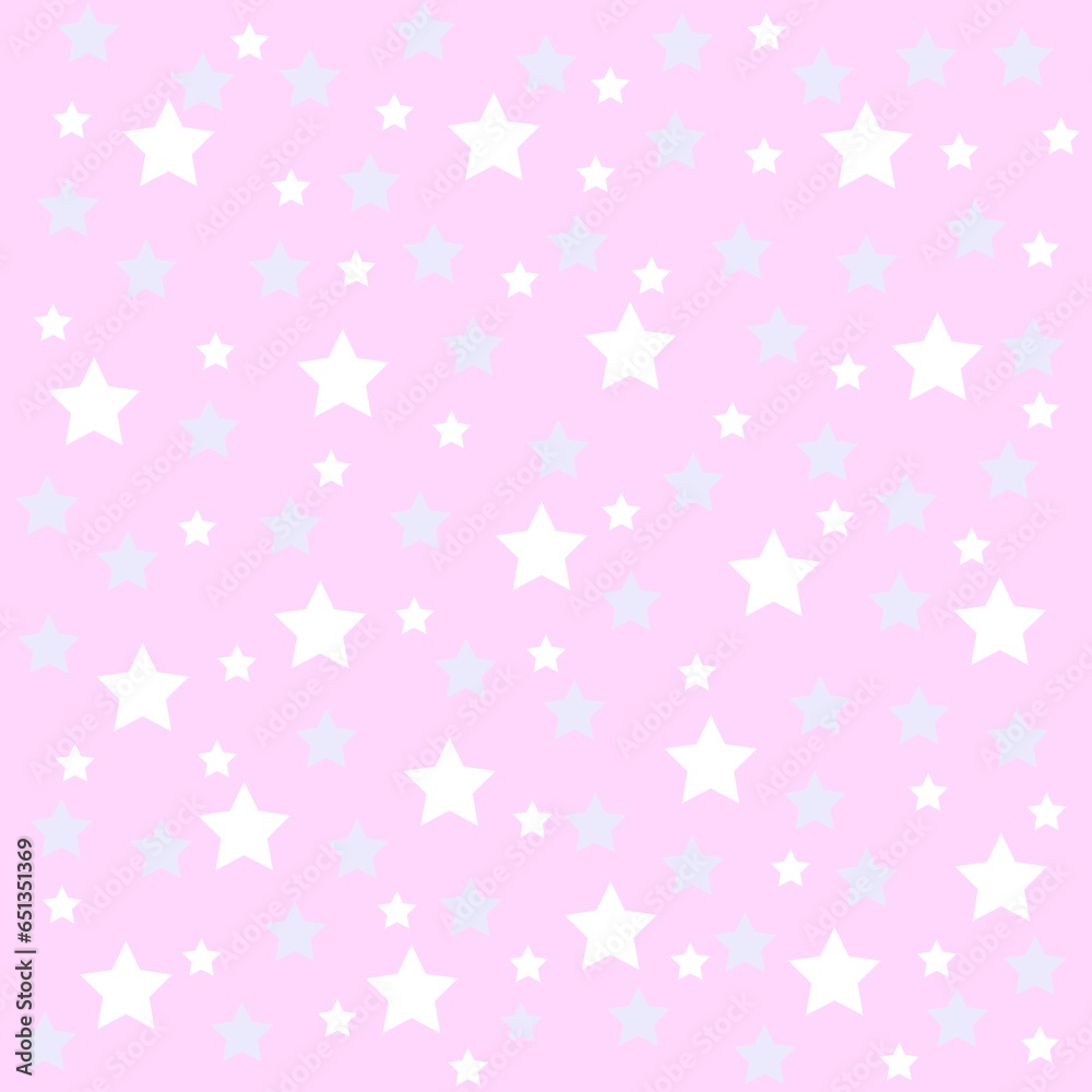 Soft background with patterns of little stars.  Texture of little stars for decorative paper or baby fabrics