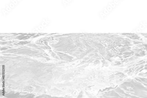  Defocus blurred transparent white colored clear calm water surface texture with splashes reflection. Trendy abstract nature background. Water waves in sunlight with copy space. Blue watercolor shine.