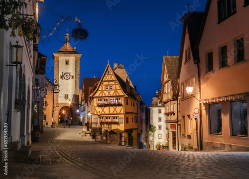 Obraz na płótnie Rothenburg ob der Tauber w salonie
