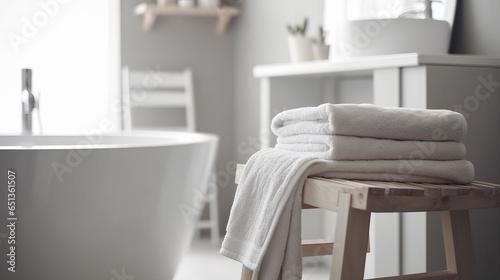 Bathroom white colour. Real estate concept. © IC Production