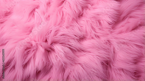 Pink fluffy fur