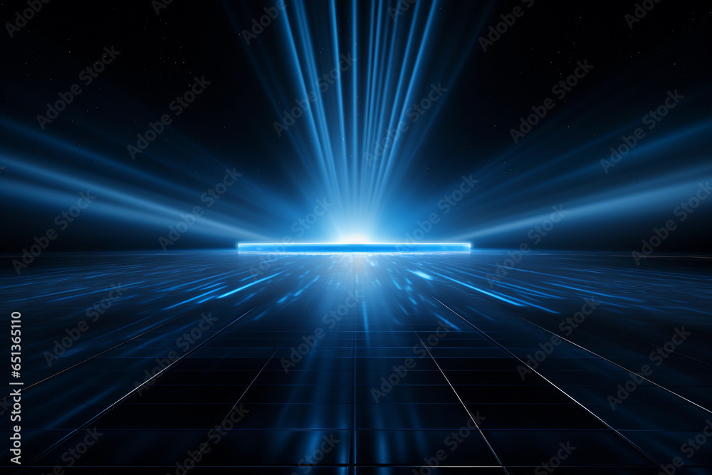 Abstract sci-fi futuristic background with light rays and space Abstract sci-fi futuristic background with light rays and space