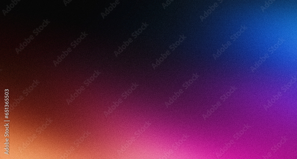 Dark grainy color gradient background purple red orange blue black glowing banner header abstract design