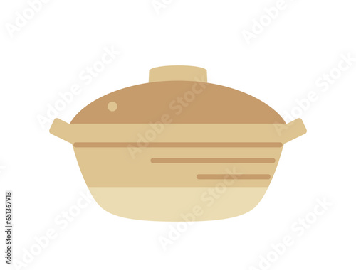 土鍋をイメージしたイラスト