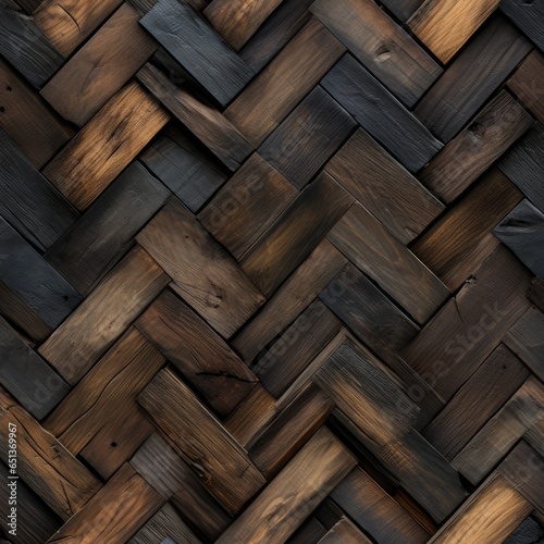 A seamless wood texture. Generative AI. 