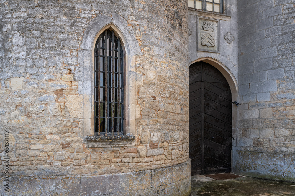 Famous Verteuil castel in Charente Poitoux