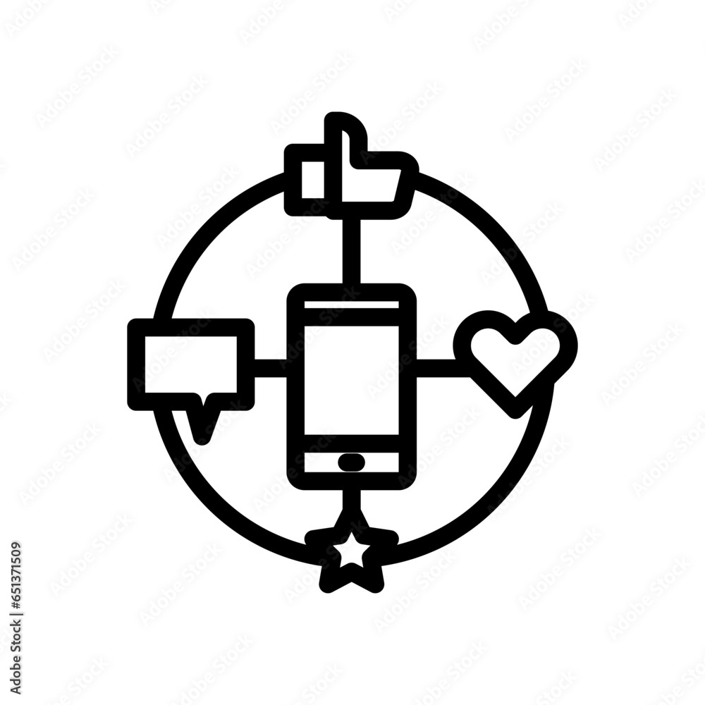 Social Media line Icon design. Vector symbols in trendy and modern line style on white background suitable for the needs of websites, programmers, developers and designers. Icon vector Social Media line Icon design. Vector symbols in trendy and modern line style on white background suitable for the needs of websites, programmers, developers and designers. Icon vector