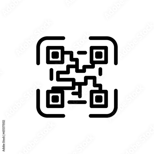 Bar code line Icon design. Vector symbols in trendy and modern line style on white background suitable for the needs of websites, programmers, developers and designers.