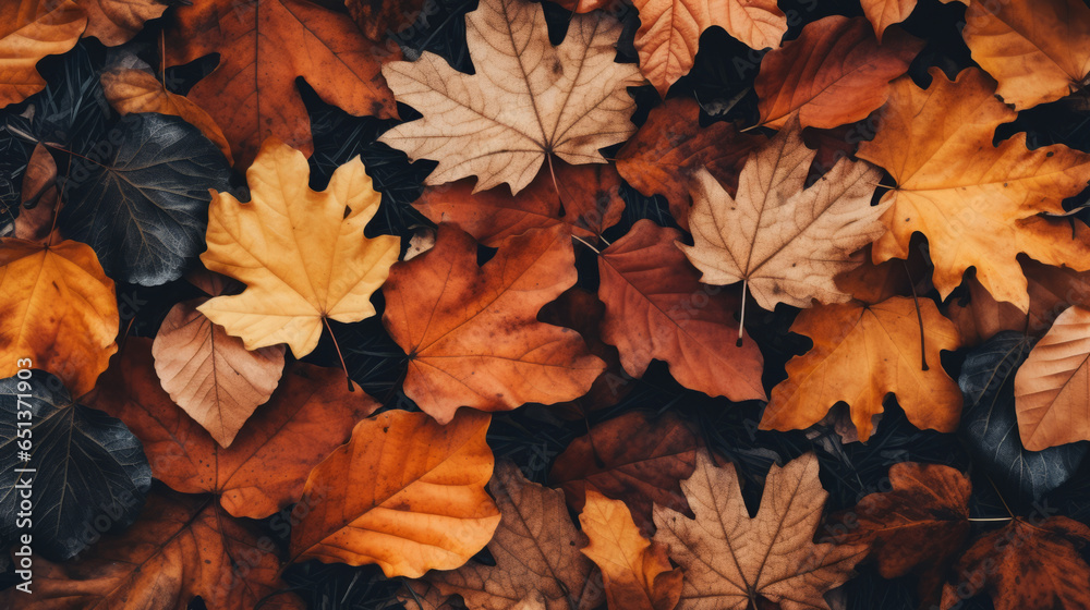 Obraz premium Autumn leaves background